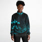 Waves & Flowers 1 Unisex Track Jacket