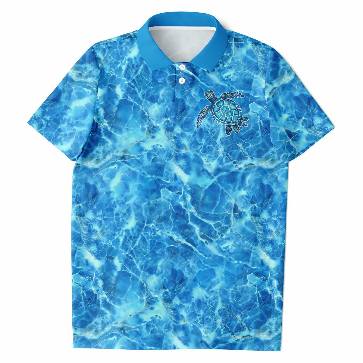 Blue Tortoise 1 Youth Polo Shirt