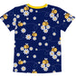 Bees and Daisies  Kids crew neck t-shirt