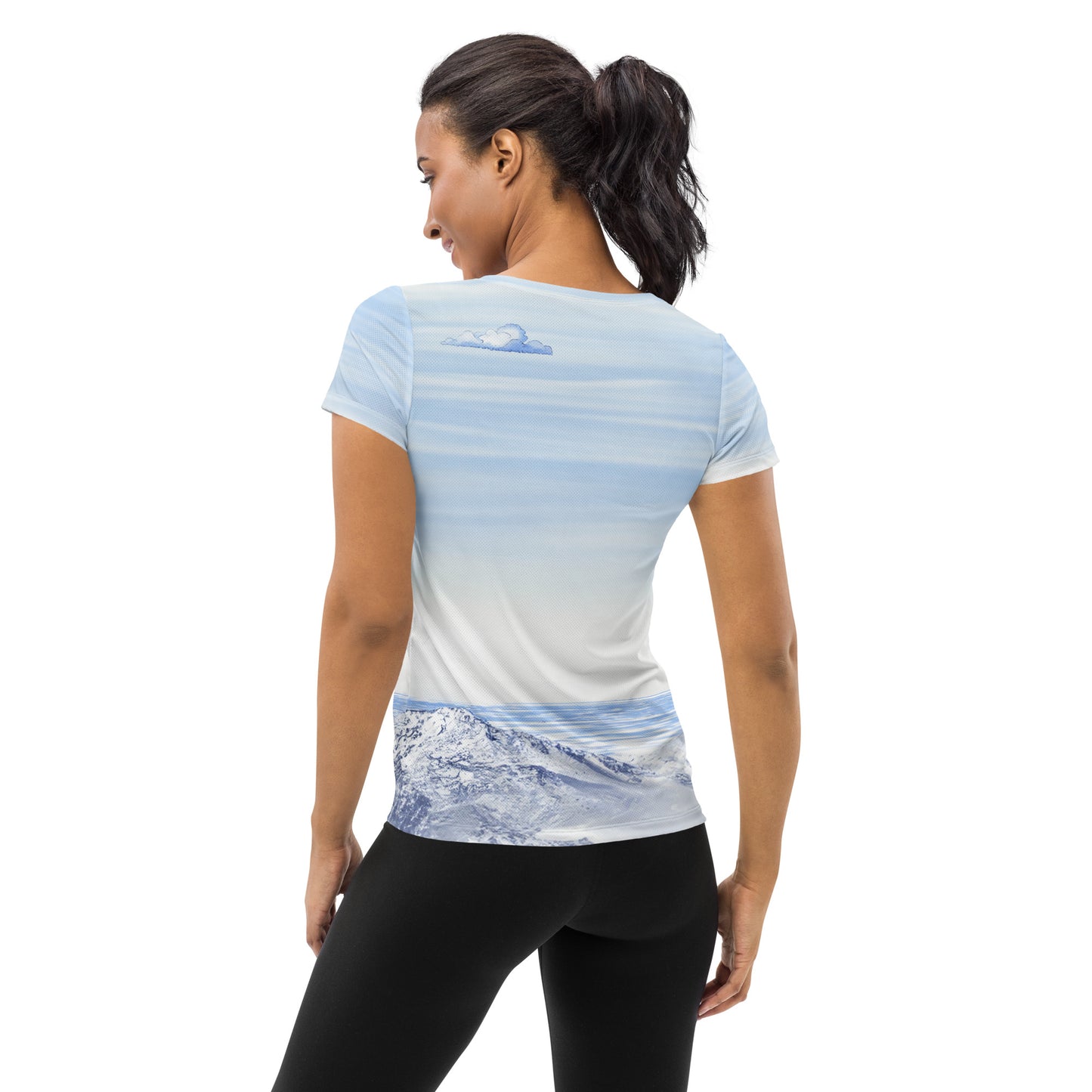 Blue Mountains 1 Women's Athletic T-shirt