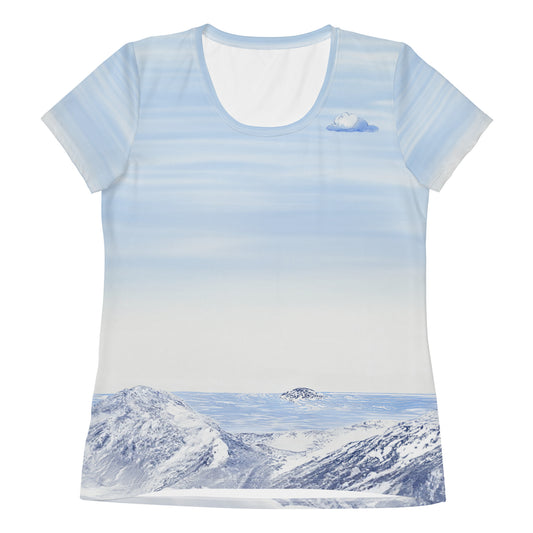 Blue Mountains 1 Women's Athletic T-shirt