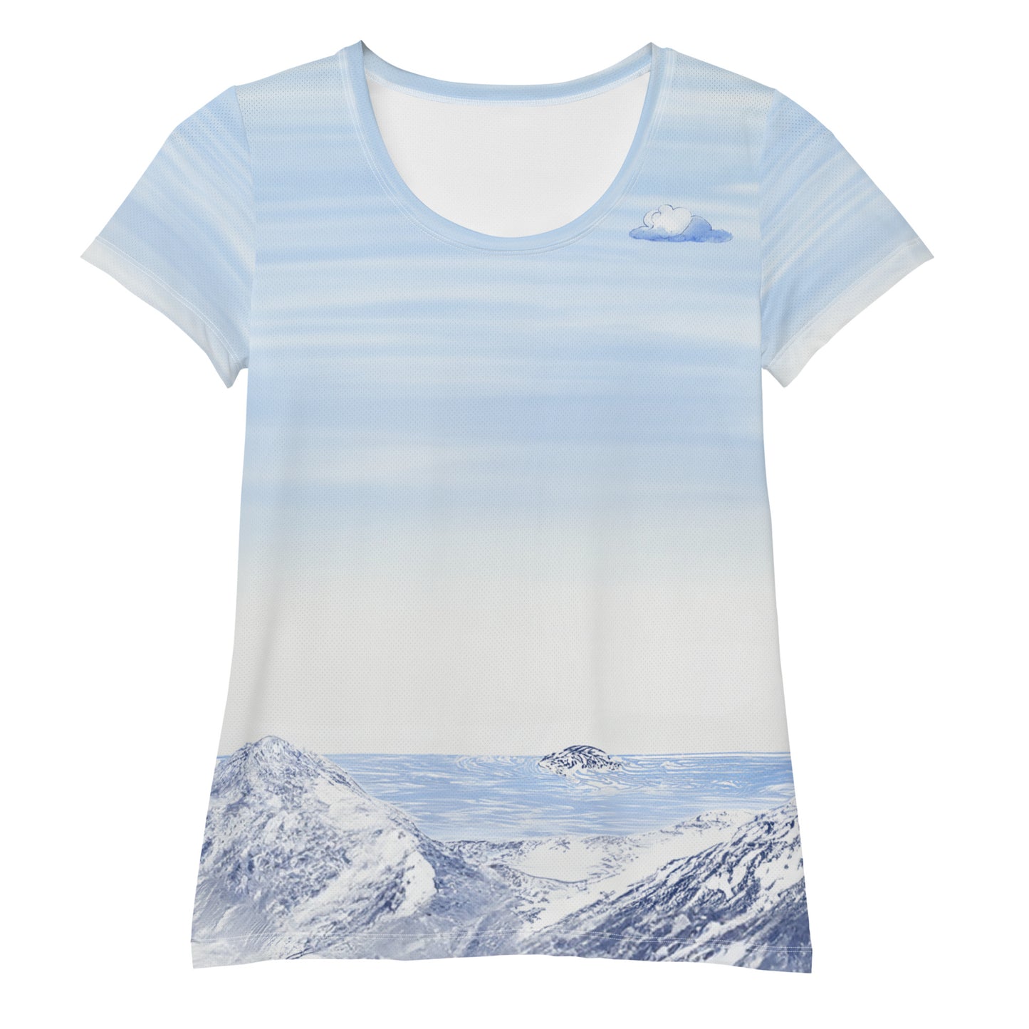 Blue Mountains 1 Women's Athletic T-shirt