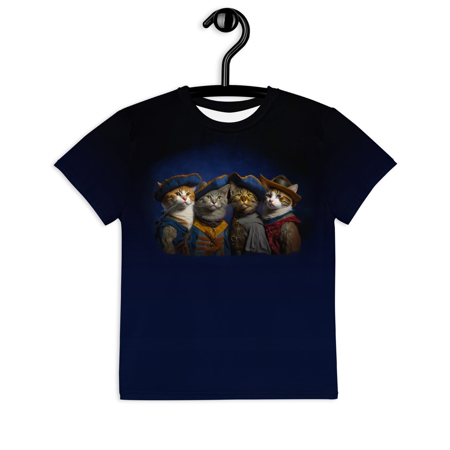 Four Cats-Musketeers Youth crew neck t-shirt