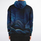 Waves&Flowers Fashion Zip Hoodie