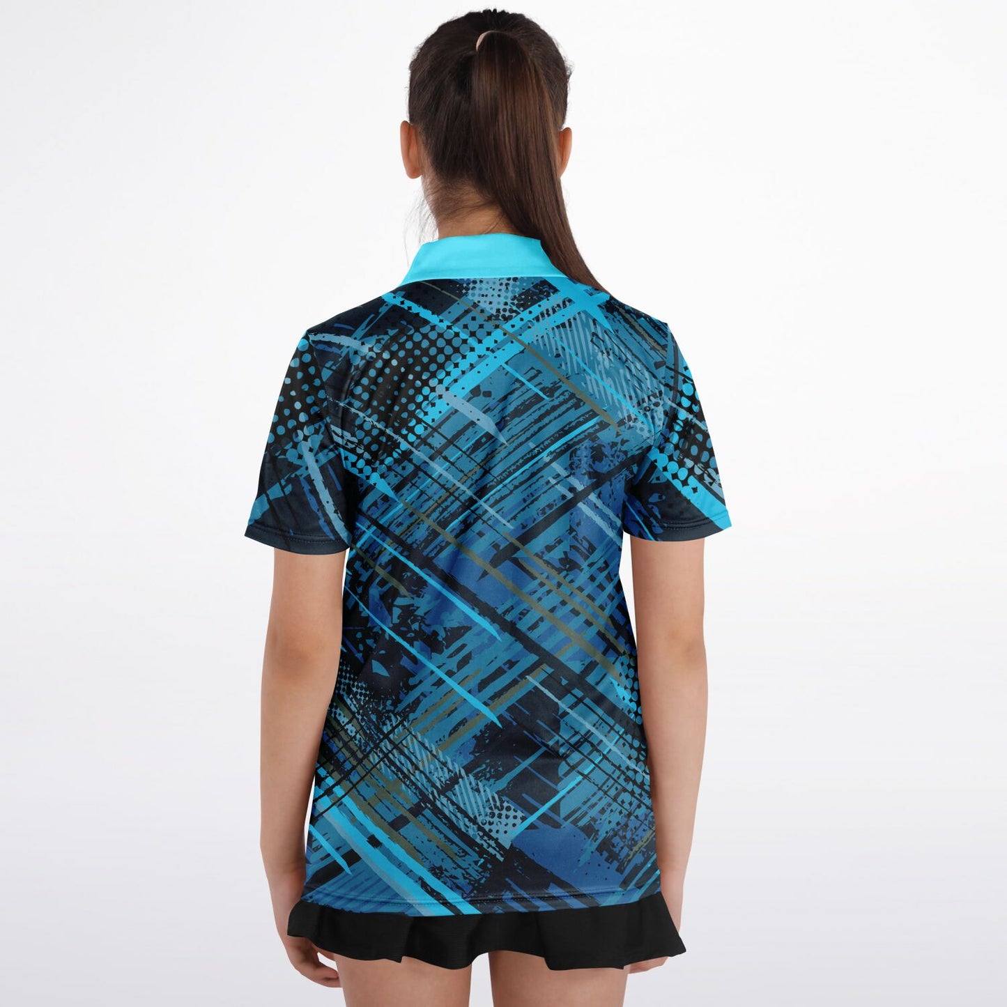 Geometric Pattern 1 Kids Polo Shirt