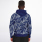 Dark Blue Spruce Unisex Zip Hoodie