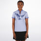 Flying Owl 2 Women's Polo Shirt - Stand Up Collar - No Buttons - 100% Recycled Polyester