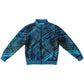 Geometric Blue Unisex Track Jacket