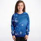 Blue Snowflakes Kids Sweatshirt