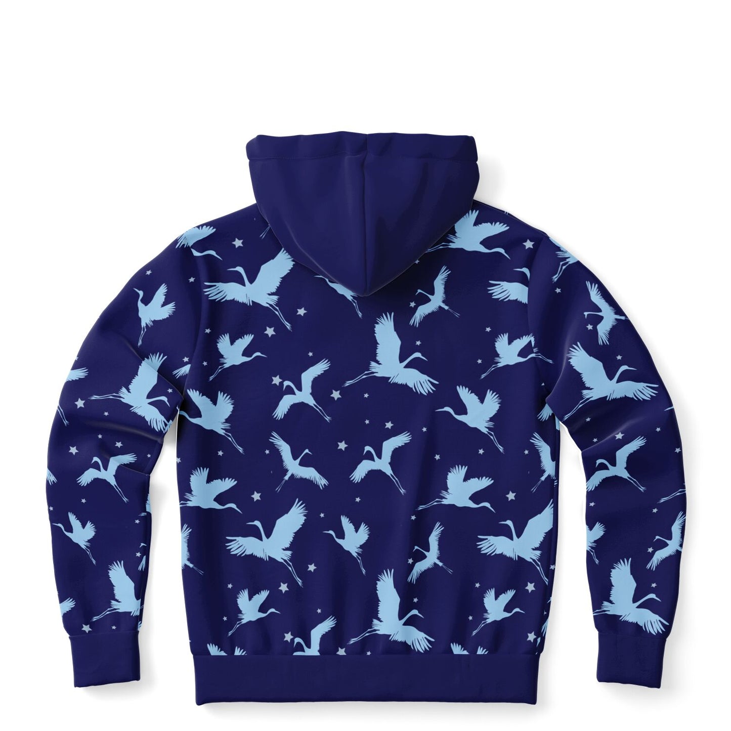 Blue Crane Zip Hoodie Unisex