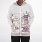 Pink Mountain Zip Hoodie