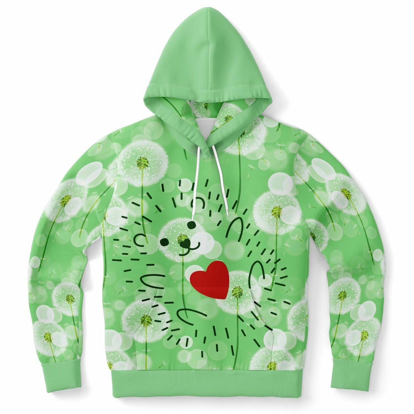 Hedgehog in Dandelions Unisex Hoodie