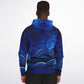 Waves & Flowers 3 Zip Hoodie
