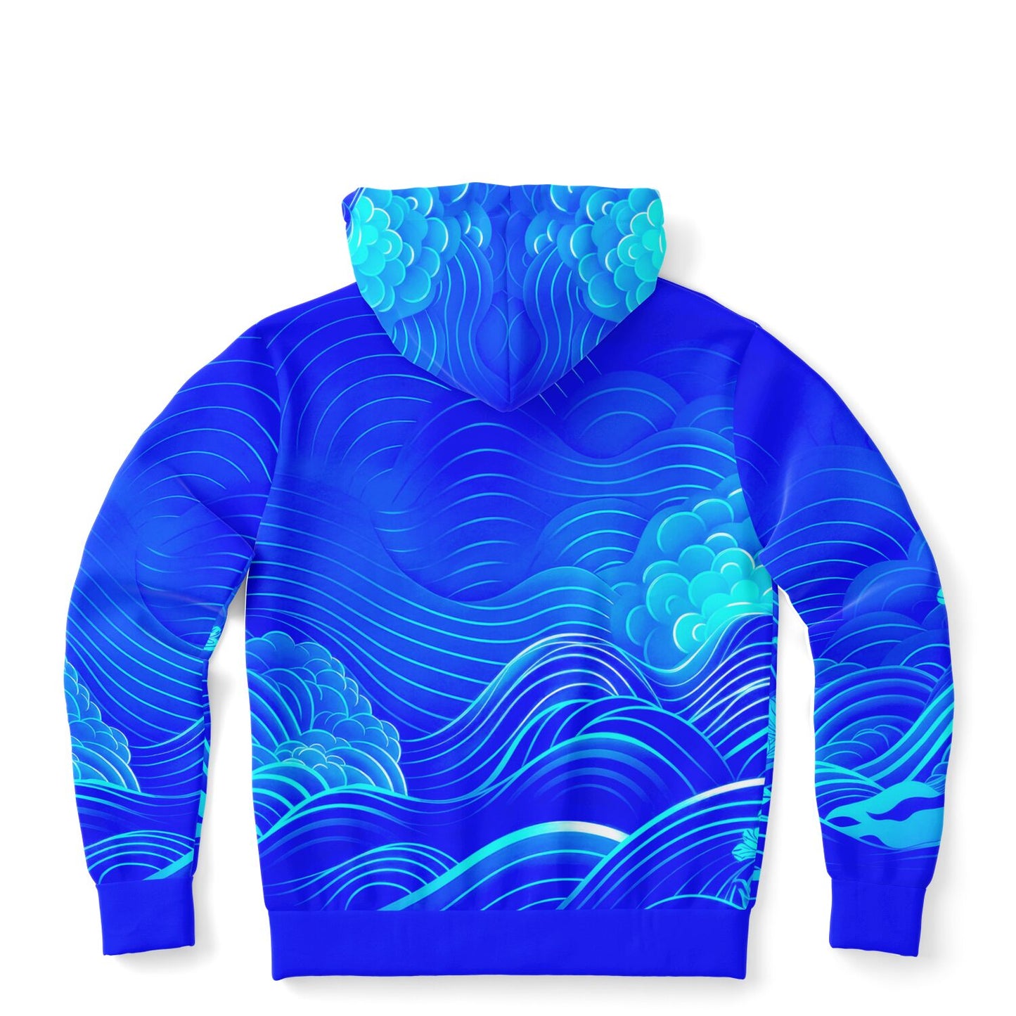 Waves & Flowers 4 Zip Hoodie