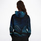 Waves & Flowers Unisex Hoodie - subdued version