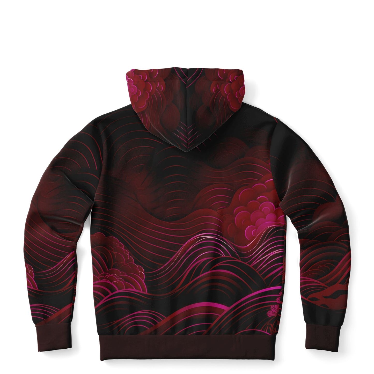 Waves & Flowers 5 Zip Hoodie