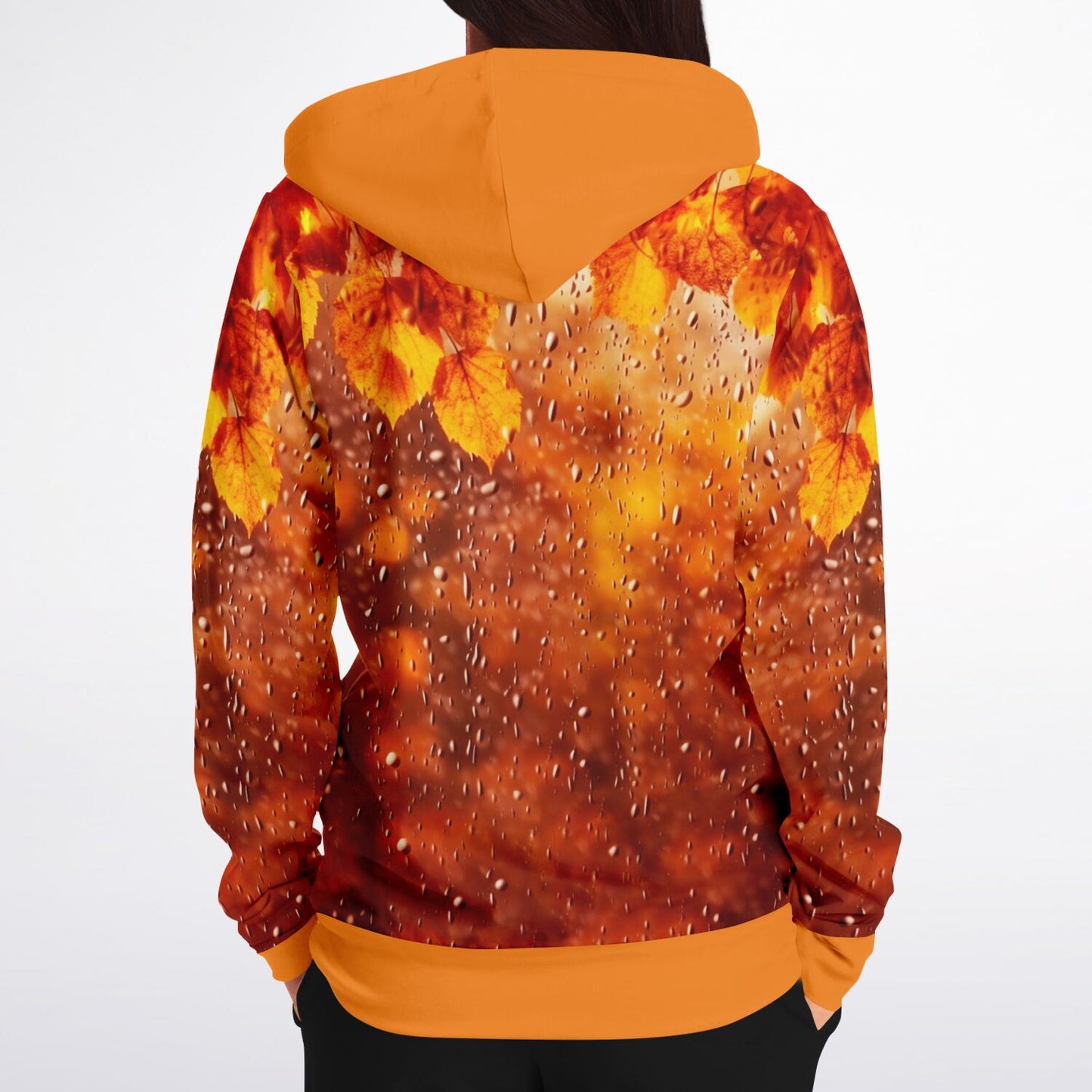 Fall Leaves and Rain Unisex Hoodie