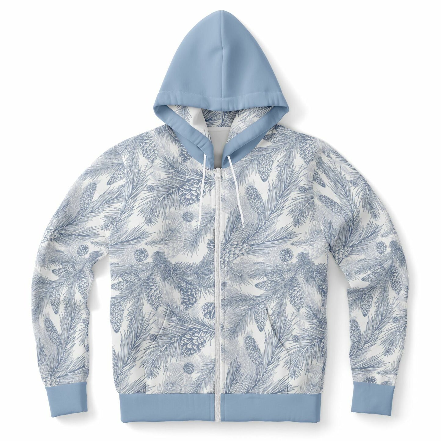 White Spruce Unisex Zip Hoodie