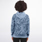 Grey-Blue Spruce Unisex Zip Hoodie