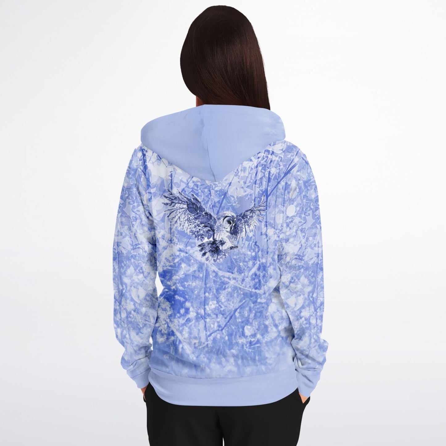 Winter Forest Unisex Zip Hoodie