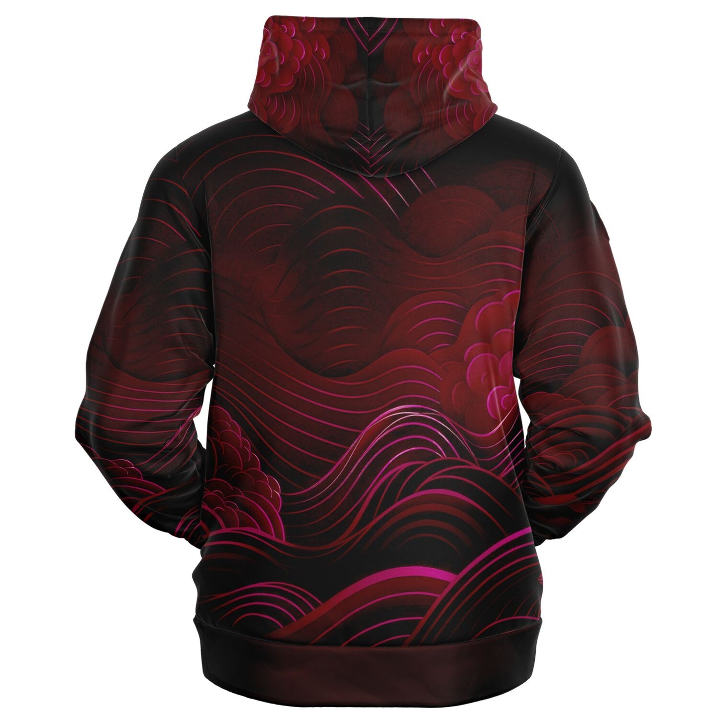 Waves & Flowers 5 Zip Hoodie