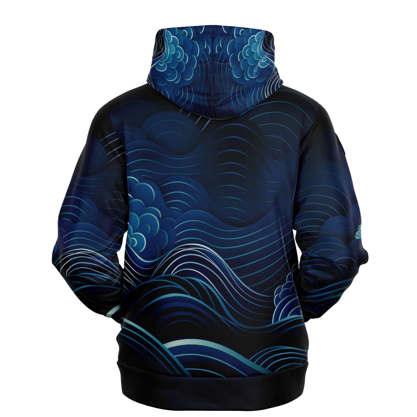 Waves & Flowers Unisex Hoodie