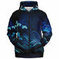 Waves&Flowers 2 Fashion Zip Hoodie