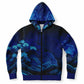 Waves & Flowers 3 Zip Hoodie
