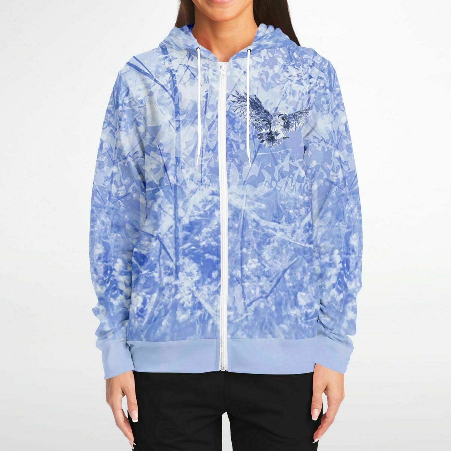 Winter Forest Unisex Zip Hoodie