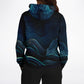 Waves & Flowers Unisex Hoodie - subdued version