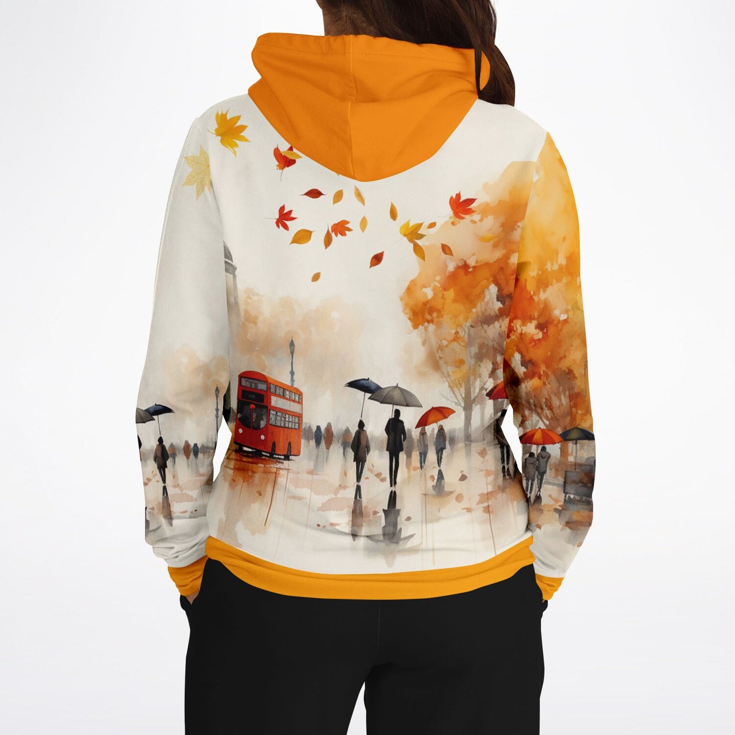 Fall In a City Unisex Pullover Hoodie