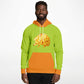 Orange Hedgehog Unisex Hoodie - bright green