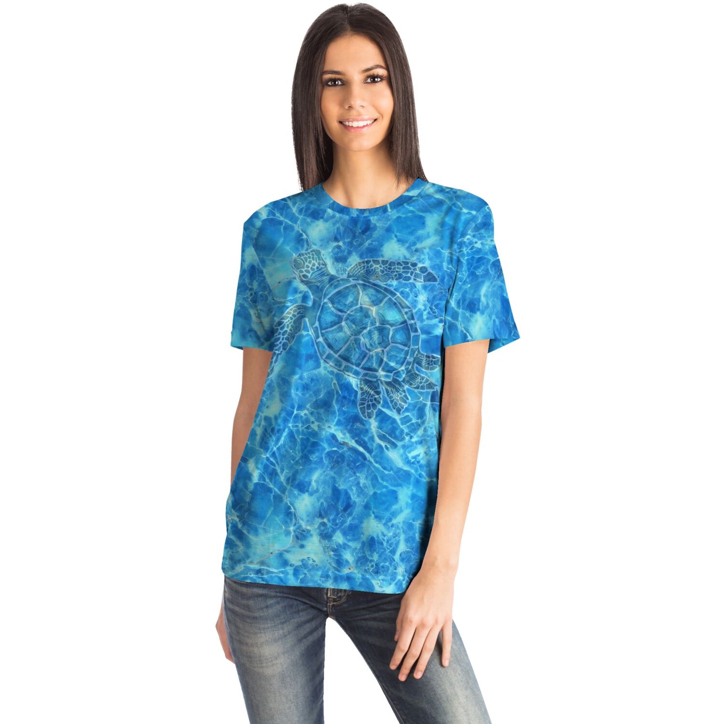 Blue Tortoise Unisex Sport T-shirt