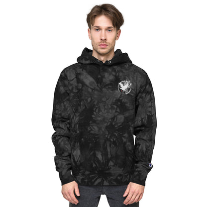 Japanese Crain Unisex Champion tie-dye hoodie