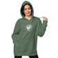 Japanese Crane Large Unisex pigment-dyed hoodie (6 colors)