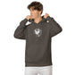 Japanese Crane Large Unisex pigment-dyed hoodie (6 colors)