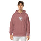 Japanese Crane Large Unisex pigment-dyed hoodie (6 colors)