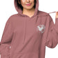 Japanese Crane Unisex pigment-dyed hoodie (6 colors)