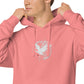 Japanese Crane Large Unisex pigment-dyed hoodie (6 colors)