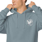 Japanese Crane Unisex pigment-dyed hoodie (6 colors)