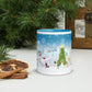 Winter City Blue Ceramic Mug 2 sizes
