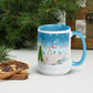 Winter City Blue Ceramic Mug 2 sizes