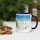 Winter City Blue Ceramic Mug 2 sizes