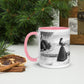 Renaissance Musicians Mug with Color Inside