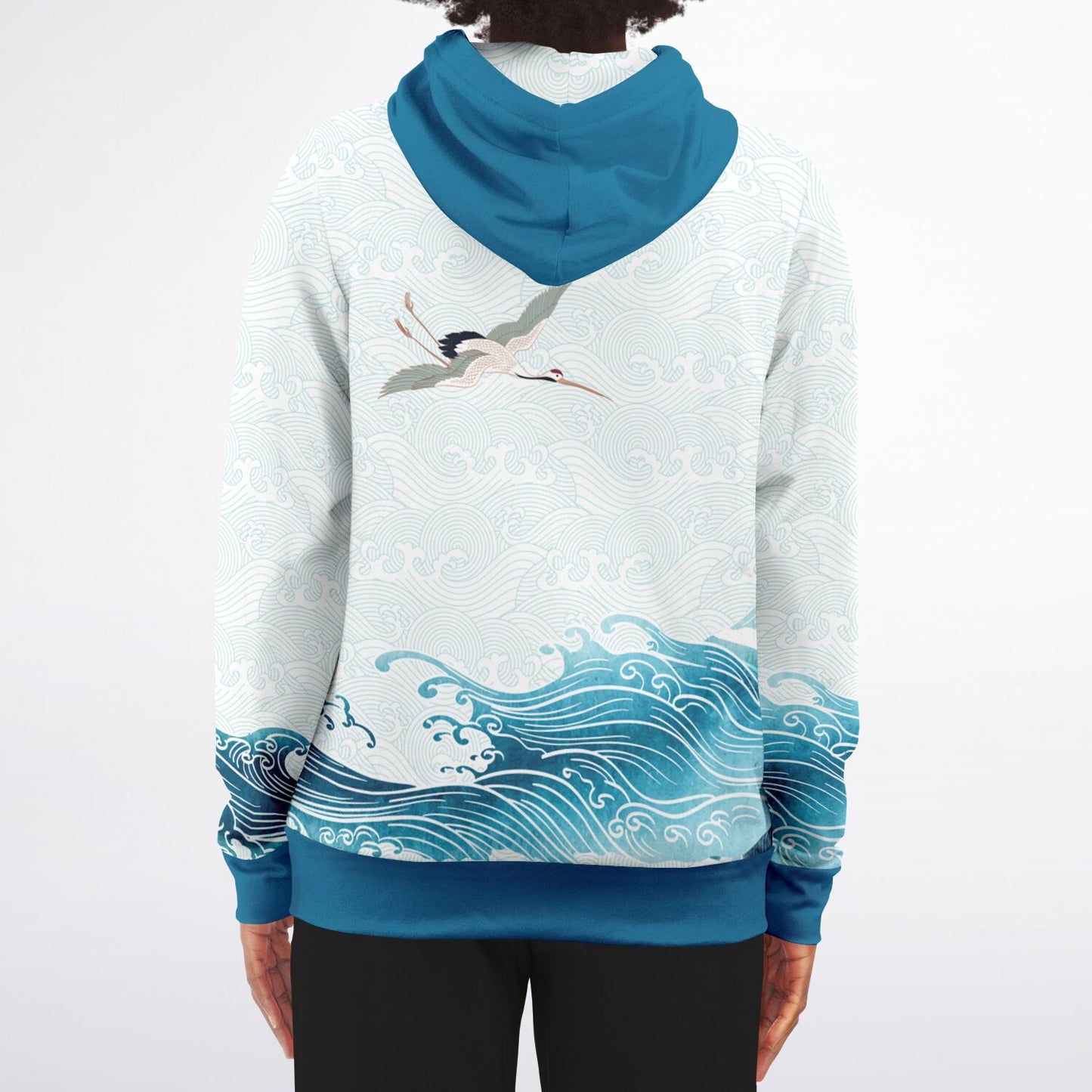 Waves & Cranes Zip Hoodie Unisex (3 variants)