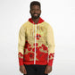 Ukraine Poppies Zip Hoodie