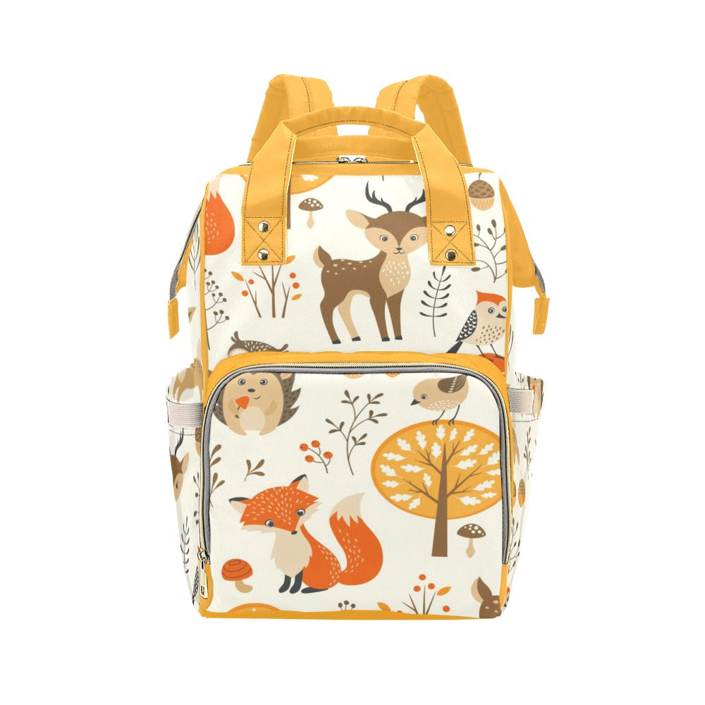 Fall Animals Multipurpose Backpack/Diaper Bag