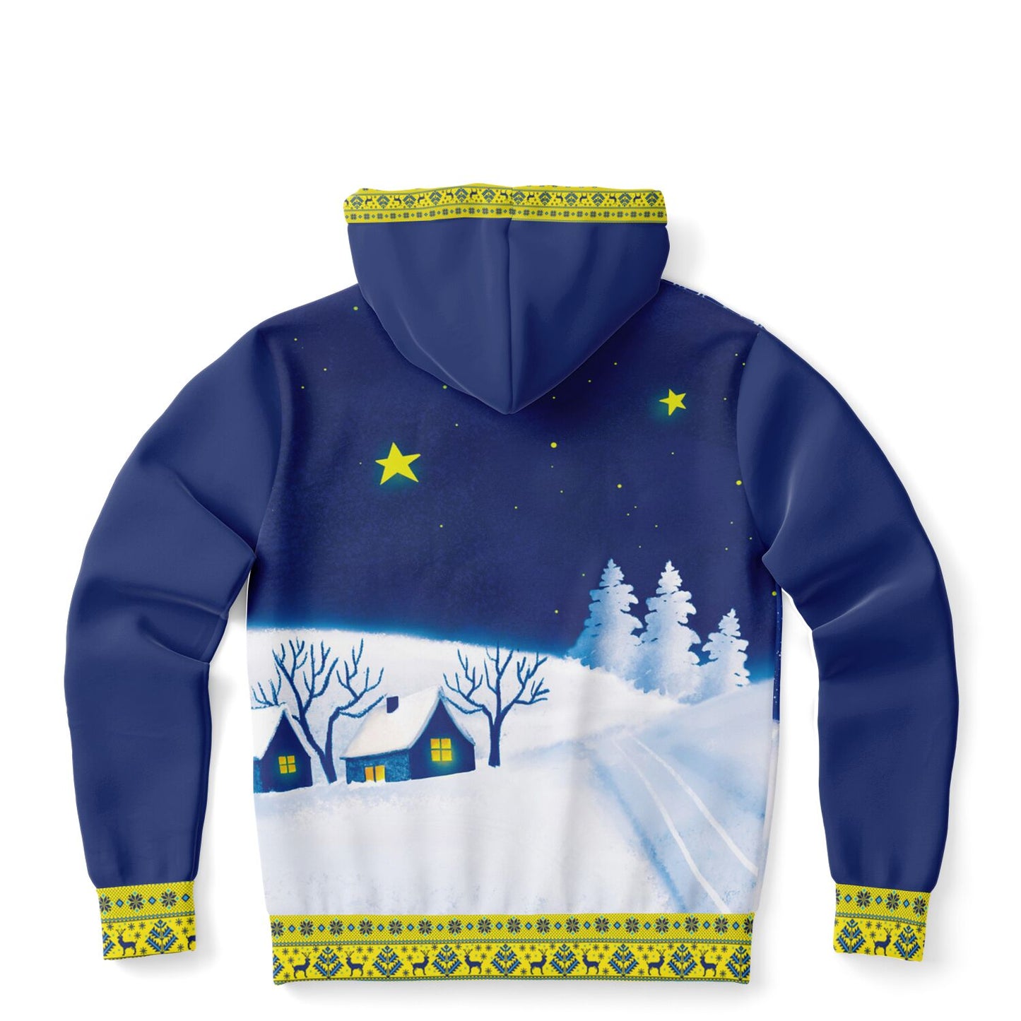 Winter Nights in Ukraine Zip Hoodie Unisex