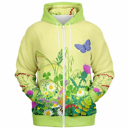 Summer Field Zip Hoodie Unisex