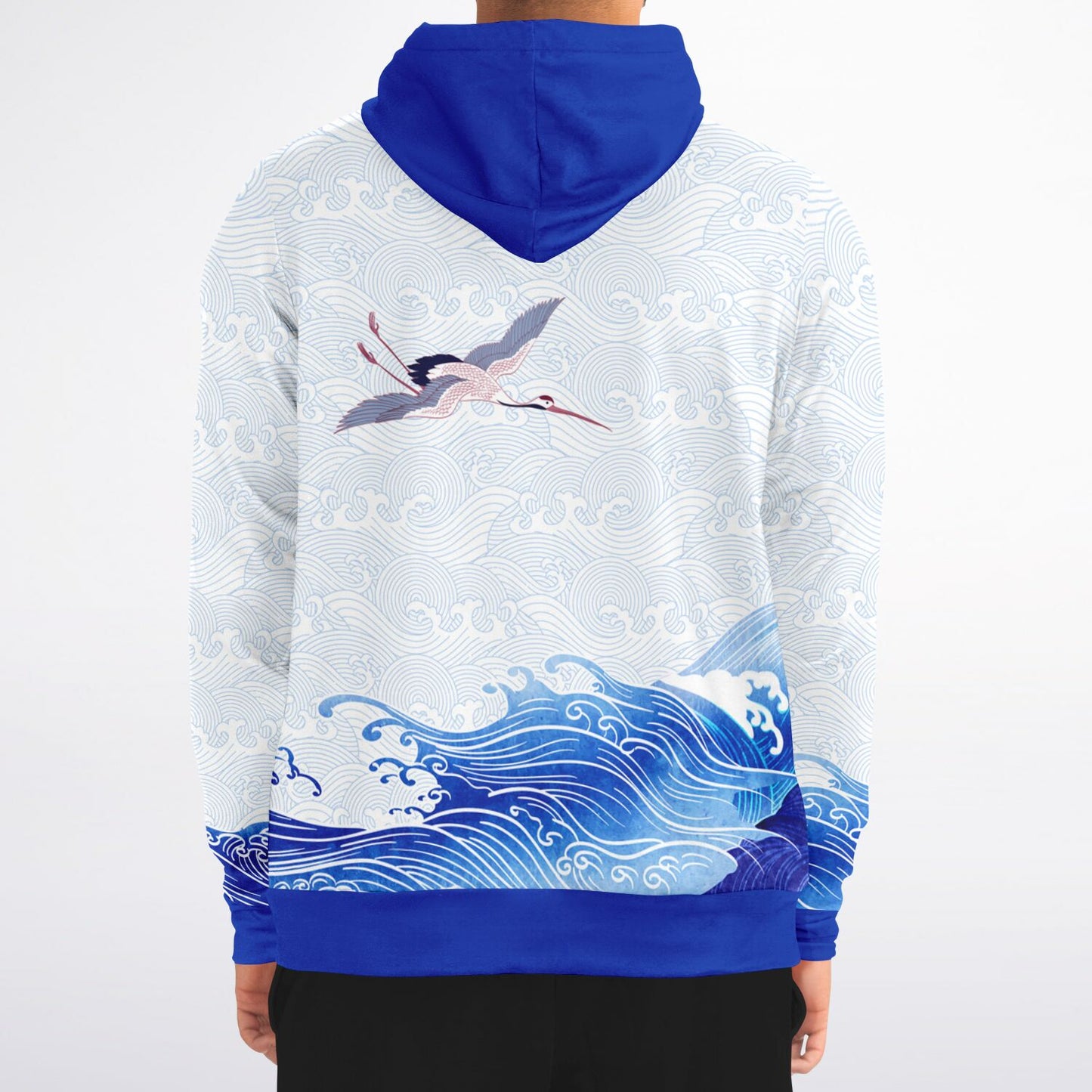 Waves & Cranes Zip Hoodie Unisex (3 variants)